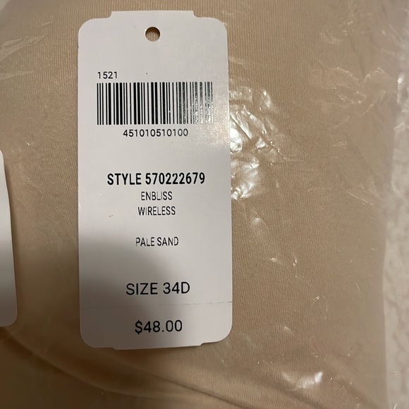 Soma Enbliss Bra 34D NWT - Picture 4 of 5